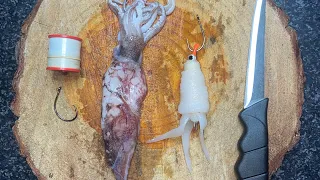 How to make a SQUID bait {For Kob/Mulloway}