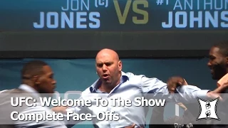 UFC Staredowns from the “Welcome To The Show” Press Conference (HD/ Complete / Unedited)