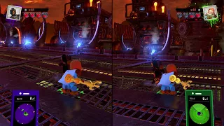 Deathstroke vs. King Nereus on Apocalypse in Lego DC Super Villains