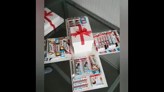 Как сделать коробку подарок сюрприз из шоколадок