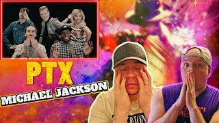 Playing with fire! Pentatonix - Michael Jackson evolution | REACTION AND REVIEW!!