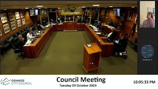 3 October 2023 - Council Meeting Live Stream