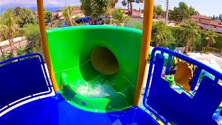 Kids Black Hole Water Slide at Queen's Park Resort