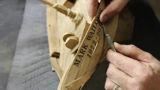 Model Boat made from Reclaimed Boat Wood