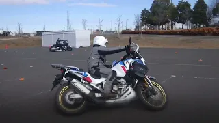 HONDA Africa Twin  アフリカツインでライディングスクール