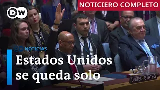 DW Noticias 17.04.2024: EE.UU. veta la adhesión de Palestina a la ONU [Noticiero completo]