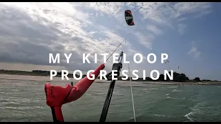 My 4 month kiteloop progression !