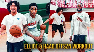 ellio & tahaad PRO PRIVATE workout w NBA Trainer..