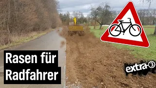 Realer Irrsinn: Verengter Radweg in Stuttgart | extra 3 Spezial: Der reale Irrsinn | NDR