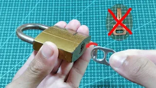 Tips to Open ANY Lock without a key with just a can of soda Tips UNLOCK MAGIC || Professor Invention