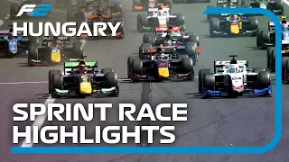 F2 Sprint Race Highlights | 2023 Hungarian Grand Prix