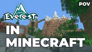 Minecraft Expedition Everest - Roller Coaster POV [MCParks] (Walt Disney World)