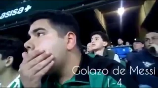 Real Betis Fan Reaction On Leo Messi's Goal ● Betis Fans Gave Standing Ovation To Leo Messi ● GOAT