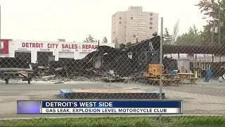 Explosion destroys Detroit motorcycle club building