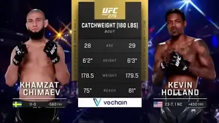 UFC 229. Khamzat Chimaev VS. Kevin Holland,Full-Free Fight