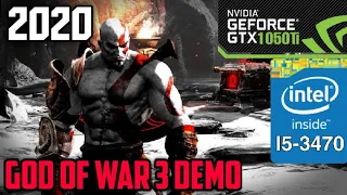 GOD OF WAR 3 DEMO - RPCS3 | I5 3470 - GTX 1050TI - BEST SETTINGS - 30FPS | #2020