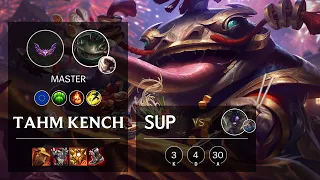 Tahm Kench Support vs Alistar - EUW Master Patch 12.5