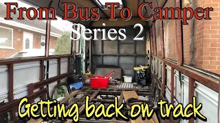 Van Life UK Mercedes 814 camper van conversion, Getting back on track