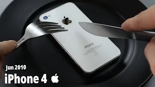 Apple iPhone 4 White Unboxing ASMR [4K]