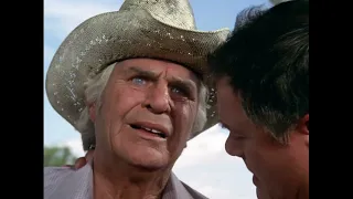 #DALLAS - The  Family Gather Around When Jock Ewing Collapses.