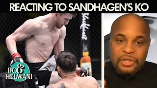 DC & Helwani react to Cory Sandhagen’s flying-knee KO of Frankie Edgar | ESPN MMA