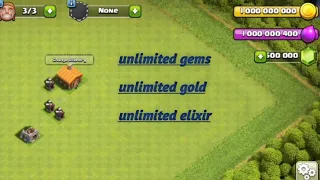 hack clash of clans || permanently unlimited gems elixir and gold