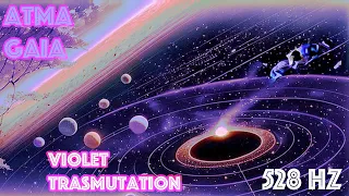 528 HZ VENUS IN THE SKY: VIOLET FLAME TRANSMUTATION FREQUENCY - MEDITATION MUSIC