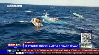 Kapal Motor Tenggelam di NTT Menewaskan 2 Orang