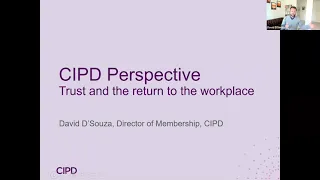 CIPD Coronavirus webinar series: Returning to the workplace – mitigate the divide