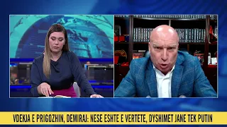 Vdekja e Prigozhin/ “Mjeshtër i mashtrimit”, Kolonel Demiraj: Qartazi që është një hakmarrje e Putin