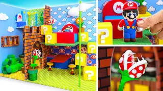 BUILD Mario Miniature Dream House! 🏰🌟 FUN & EASY CRAFTS!