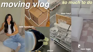 MOVING VLOG🍒 decorating my house + new ruggable rugs + ikea house/kitchen finds