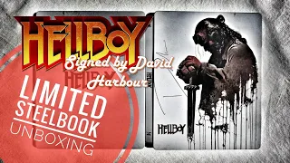 Hellboy (2019) – Limited Steelbook Edition signed by David Harbour [Blu-ray / Unboxing / Autograph]