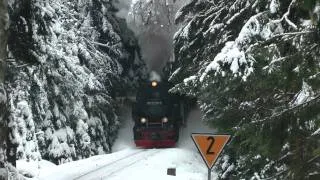 Harzquerbahn - Winterdampf - Von Wernigerode auf den Brocken