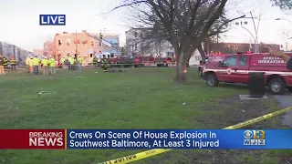 Fire crews respond  to explosion in SW Baltimore