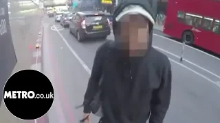 Cyclist blasts air horn at London pedestrians | Metro.co.uk