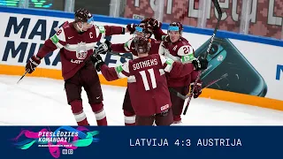 Latvija 4:3 Austrija (20.05.22.) || Labākie momenti