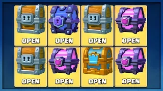 OPENING ALL MY GOOD CHESTS in Clash Royale! :: SUPER MAGICAL CHEST OPENING!