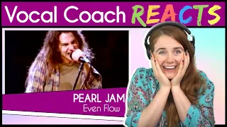 Vocal Coach reacts to Pearl Jam (Eddie Vedder) - Even Flow