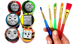 Thomas the Train Drawing and Painting | How to Draw Thomas and Friends Characters