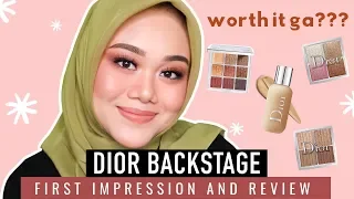 REVIEW DIOR BACKSTAGE PALETTE + FOUNDATION!!!