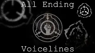 All Ending Voicelines with Sutbtitles | SCP - Containment Breach (v1.3.11)