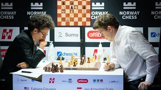 Polak wygrał z Wicemistrzem Świata!  Mecz: Jan-Krzysztof Duda -  Fabiano Caruana