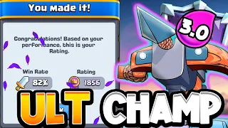 I Reached ULTIMATE CHAMPION With 3.0 Xbow! — Clash Royale