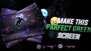 PUBG LOBBY PERFECT GREEN SCREEN AND PC GLOW TUTORIAL || ALIGHT MOTION 📎