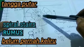 Rumus tangga putar,, spiral stairs