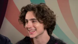 TIMOTHEE CHALAMET TALKS NICKI MINAJ'S PINK FRIDAY 2