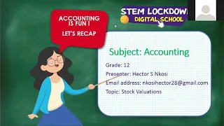 Grade 12 Accounting | Stock Valuation