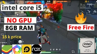 intel core i5-4590 CPU and 8 RAM - free fire test gameplay