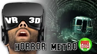 HORROR METRO UNDERGROUND - 3D VR Google Cardboard SBS 1080p